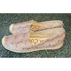 Sam Edelman Khloe  Slip On Round Toe Espadrille Flat Loafers Women Size 6